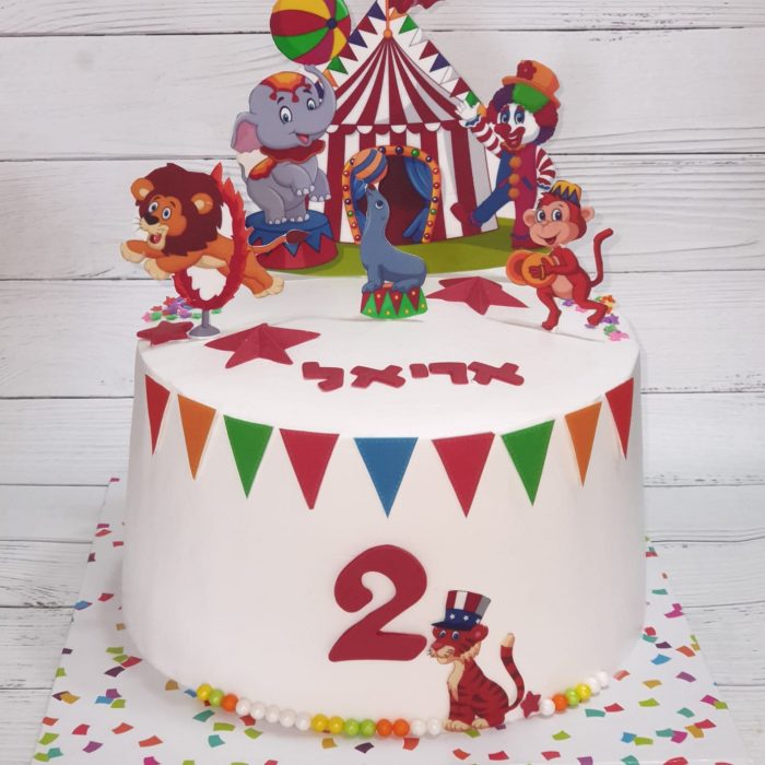 עוגה מעוצבת ליום הולדת 2 של אריאל
